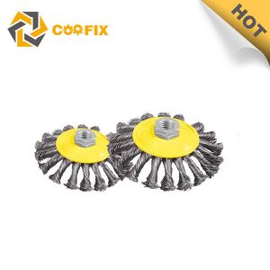 Coofix Twist Knot Steel Wire Bevel Brush Dalam Kualiti Baik