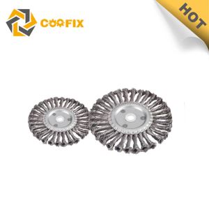 Twist Knot Round Wire Wheel Brush Machine Steel Wire Brus